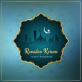 Abstract Ramadan Kareem stylish background