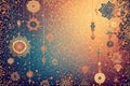 Captivating fantasy Ramadan special abstract background pattern theme illustration Royalty Free Stock Photo