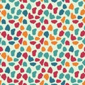 Abstract randome spots vector seamless pattern
