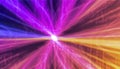 abstract rays of light as a concept for technology, science and entertainment Royalty Free Stock Photo