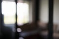 Abstract real blurred background of living room with window light Royalty Free Stock Photo