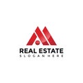 Abstract Real Estate Logo Template. Vector Illustrator EPS. 10