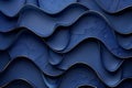 Abstract realistic of blue wavy background 3D Blue Wavy Abstraction