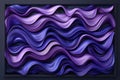 Abstract realistic of blue wavy background 3D Blue Wavy Abstraction