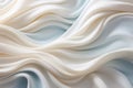 abstract Realistic Photo of a Beautiful Waving White Texture, AI generate