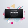 Abstract rectangle geometric pattern design and background.