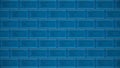 Abstract rectangle geometric surface, bricks imitation. Animation. Blue bricks appear and forming a wall on silver