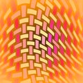 Abstract rectangles pattern yellow orange pink netting Royalty Free Stock Photo