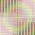 Abstract rectangles and stripes pattern multicolored netting Royalty Free Stock Photo