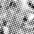 Abstract rectangular form. Halftone mesh Pattern.