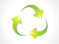 Abstract recycle icon