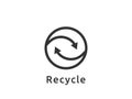 abstract recycle logo. cycle arrow symbol icon template Isolated