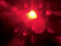 Abstract red background.Bright flash of light.Sun.Galaxy. Stars. Royalty Free Stock Photo