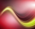 Abstract red background cloth or liquid wave illustration of wavy folds of silk texture satin or velvet material or red Royalty Free Stock Photo