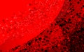 Abstract red black spot bokeh background.