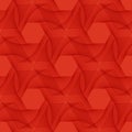 Abstract red background with geometric pattern. Vector