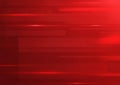 Abstract red background with horizontal lines and light flares creating a modern effect look Royalty Free Stock Photo