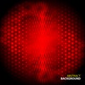 Abstract red background with mesh gloomy circles