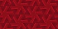 Abstract red background with symmetrical ornament pattern background design Royalty Free Stock Photo