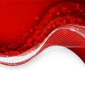 Abstract red background. Vector Illustration Royalty Free Stock Photo
