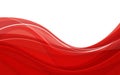 Abstract red background with wave. Vector illustration Royalty Free Stock Photo