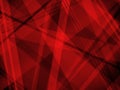 Abstract red and black background with diagonal stripe layers and shape