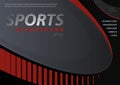 Abstract Red-Black Background in Sport Design Style Royalty Free Stock Photo