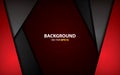 Abstract red black design tech innovation concept background. minimal concept