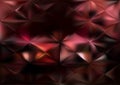 Abstract Red and Black Geometric Triangle Pattern Background Vector Graphic Royalty Free Stock Photo