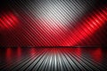Abstract Red and Black Light Pattern with the Gradient is the with Floor Wall Metal Texture Soft Tech Diagonal Background Black Royalty Free Stock Photo