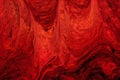Abstract red and black marble texture background, Fantasy fractal design