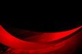 Abstract red and black shaded wavy background, wallpaper, vector illustration. Royalty Free Stock Photo