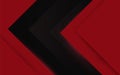 Abstract red and black triangles shape background. Abstract speed movement