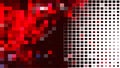 Abstract Red Black and White Square Pixel Mosaic Background Royalty Free Stock Photo