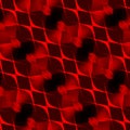Abstract Red Black Woven Seamless Curves