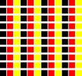 Abstract Red Black Yellow Squares Seamless Pattern Repeated Design On White Background Royalty Free Stock Photo