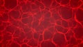 Abstract red blood particles under the microscope