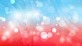 Abstract Red and Blue Bokeh Defocused Lights Background Vector Royalty Free Stock Photo