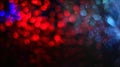 Abstract red and blue bokeh light pattern with circular shapes Royalty Free Stock Photo