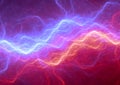 Abstract red and blue plasma Royalty Free Stock Photo