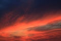 Abstract red and blue sky sunlight is beautiful nature sky Royalty Free Stock Photo