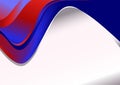 Abstract Red And Blue Wave Business Background Vector Eps Beautiful elegant Illustration Royalty Free Stock Photo