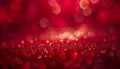 Abstract red bokeh lights defocused for artistic background design and creative projects Royalty Free Stock Photo