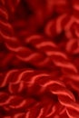 Abstract Red Braided Rope Royalty Free Stock Photo