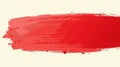 Abstract red brush stroke texture a vivid, energetic background for design projects. Generative AI Royalty Free Stock Photo