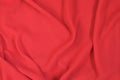 Abstract Red Chiffon Fabric Background Royalty Free Stock Photo