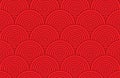 Abstract red circle pattern wallpaper background Royalty Free Stock Photo