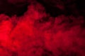 Abstract red cloud design on dark background Royalty Free Stock Photo