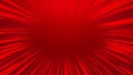 Abstract red comic radial speed line background, cartoon background Royalty Free Stock Photo