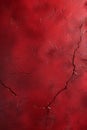 Abstract Red Cracked Rock Texture, Volcanic Landscape, Dramatic Surface, Portrait Images Generative AI Royalty Free Stock Photo